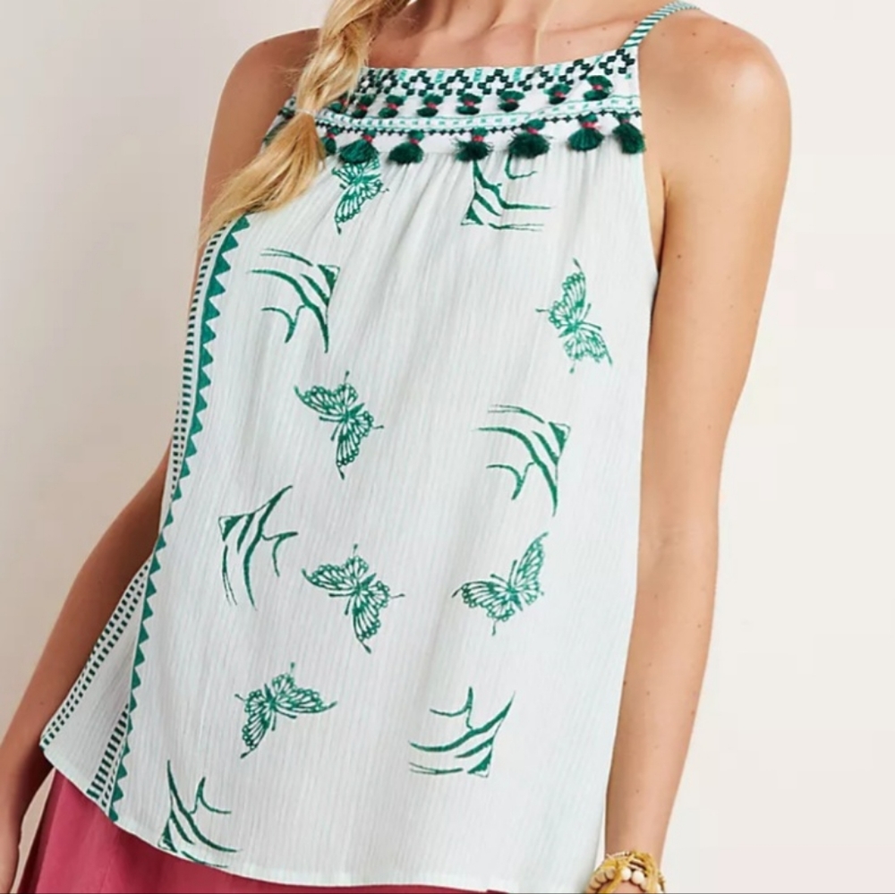 Anthropologie Gorgeous Tank! Never worn...brand new! Size Lg. NWOT.